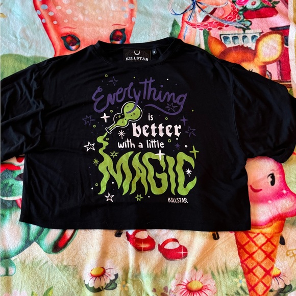 Killstar Tops - NWOT Killstar Magic Chill Crop Top